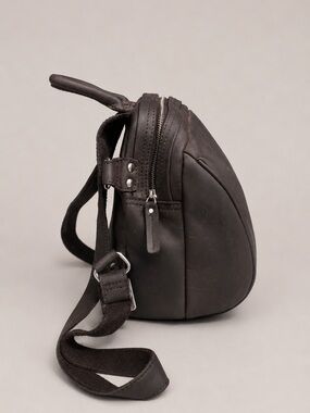 1999 100% full Leather backpack Y2K
